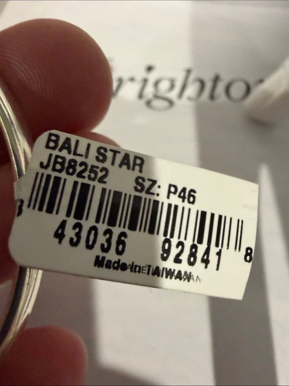 🆕🌊 Brighton VTG SLVR Bali Star bracelet with SWAROVSKI CRYSTAL Accents!